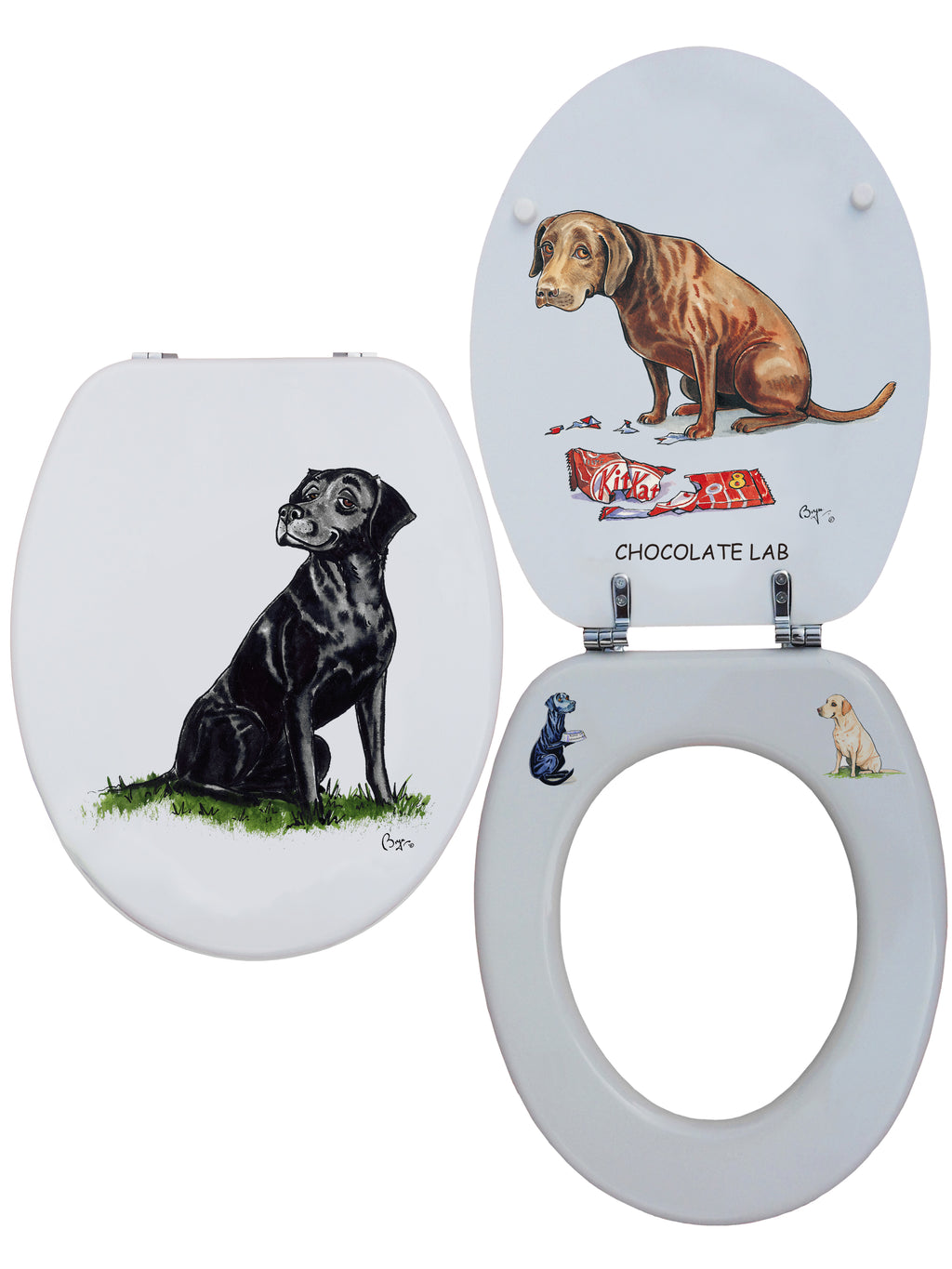 Smiling Lab - Bryn Parry- Toilet Seat.