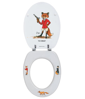 Mr & Mrs Fox - Bryn Parry - Toilet Seat.