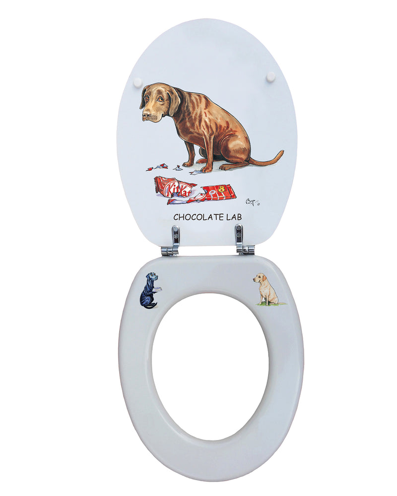 Smiling Lab - Bryn Parry- Toilet Seat.