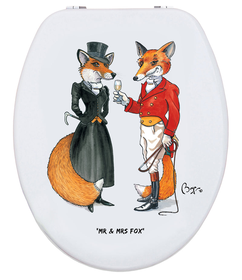Mr & Mrs Fox - Bryn Parry - Toilet Seat.