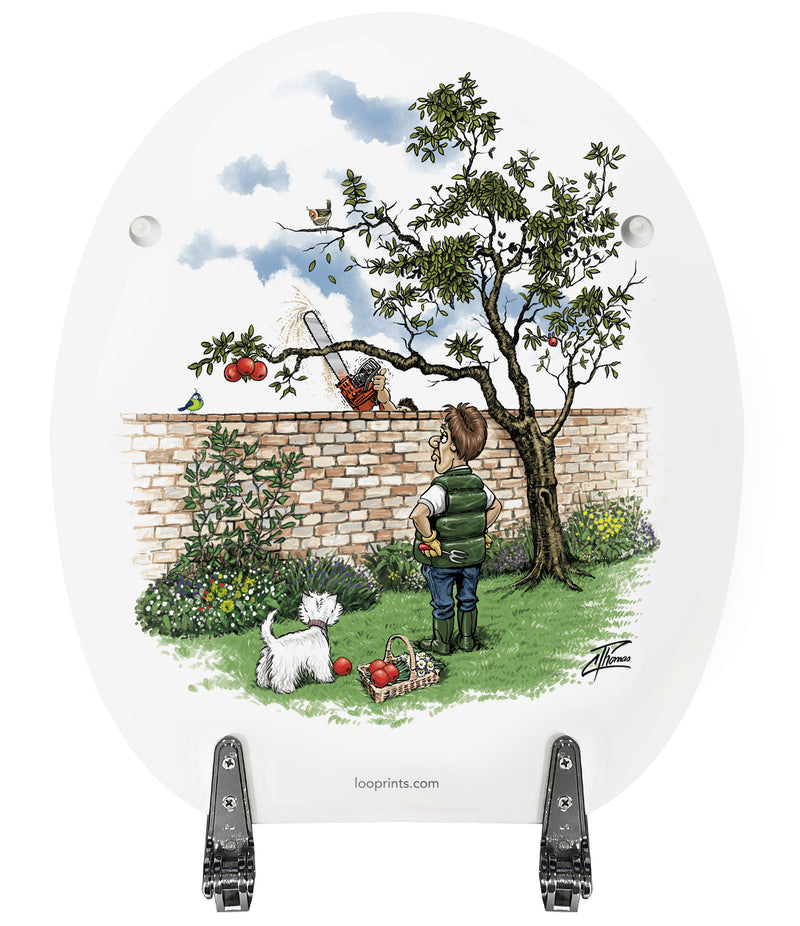 Gardening / Neighbours - Alan Thomas - Toilet Seat.