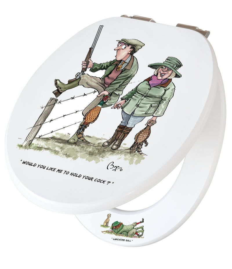 Country Humour  - Bryn Parry- Toilet Seat.