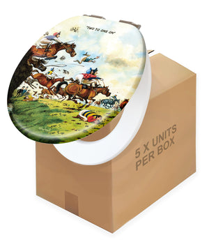 Two To One On - Norman Thelwell - Toilet Seat. BOX OF 5 UNITS