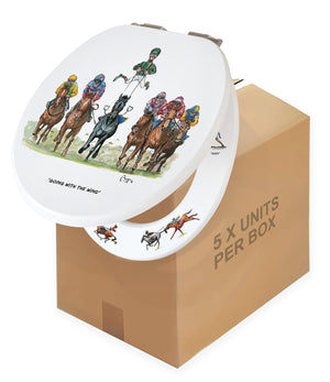 The Turf Club - Bryn Parry - Toilet Seat. BOX OF 5 UNITS