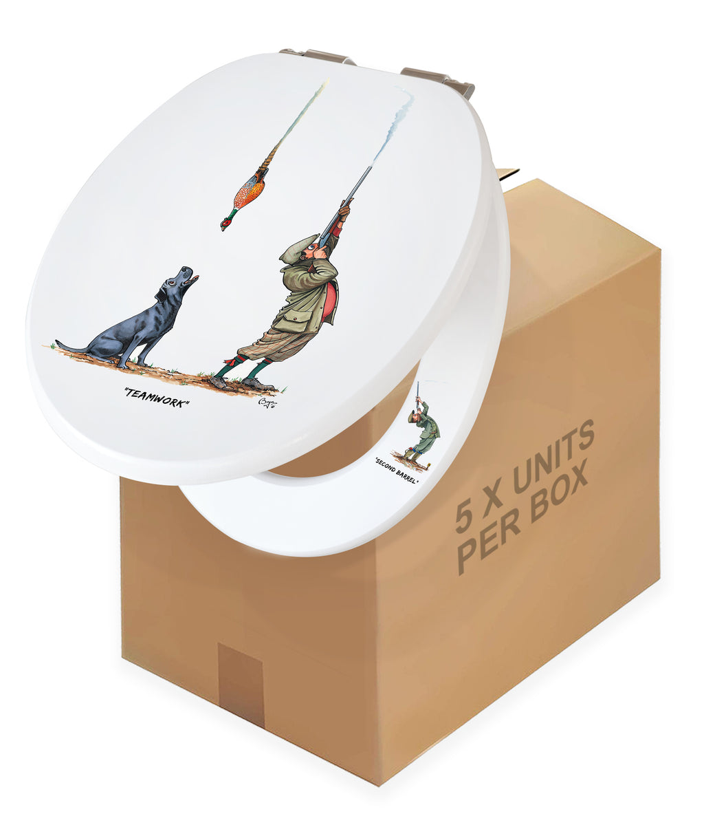 Teamwork - Bryn Parry- Toilet Seat. BOX OF 5 UNITS . BACK IN STOCK Oct 2023