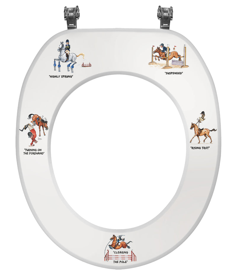 Equestrian II - Bryn Parry - Toilet Seat. BOX OF 5 UNITS